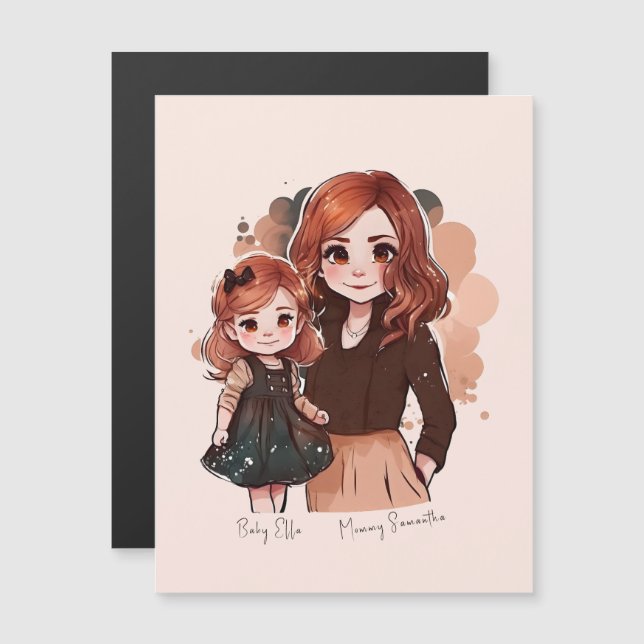 Adorable Mom and Daughter Bond (2) (Front/Back)