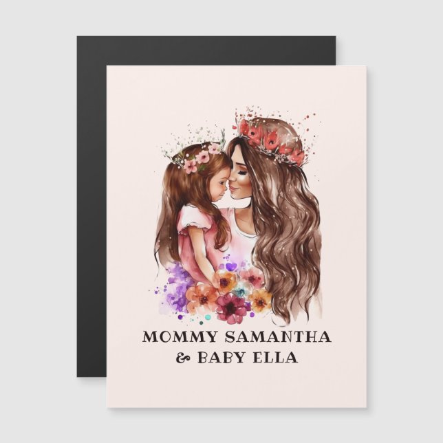 Adorable Mom and Daughter Bond (6) (Front/Back)