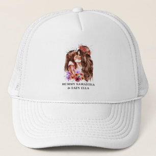 Adorable Mom and Daughter Bond (6) Trucker Hat