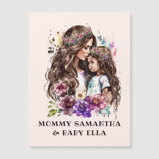 Adorable Mom and Daughter Bond (7) (Front)