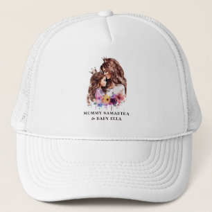 Adorable Mom and Daughter Bond (8) Trucker Hat