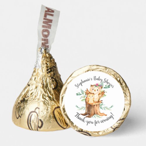 Adorable Mom  Baby Owl Baby Shower  Hersheys Kisses