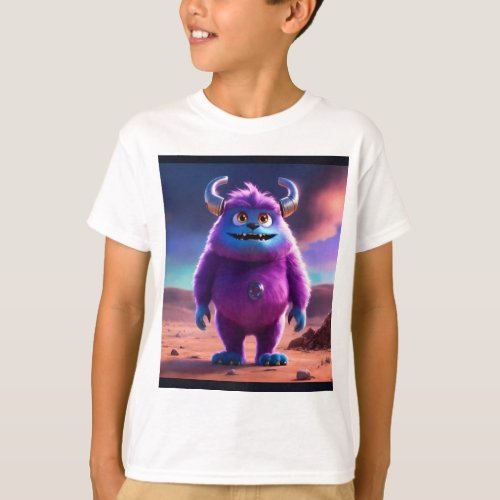 Adorable Monster Mash Boys Trendy T_Shirt with 
