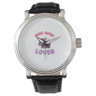 Adorable MOO DENG LOVER Beauty Hobbyist Hippo Revo Watch