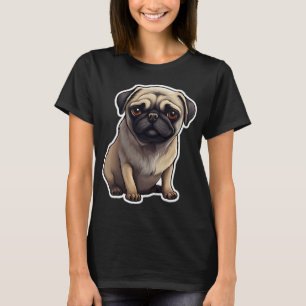 Adorable Mops Dog T-Shirt