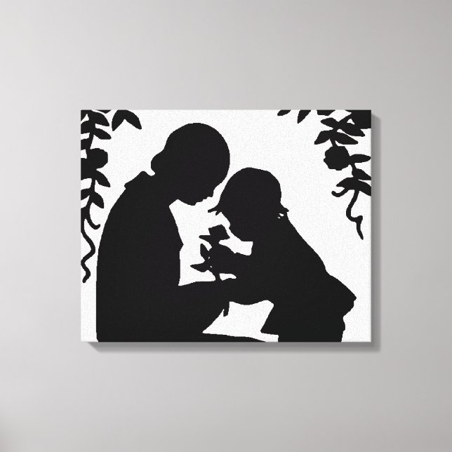 Adorable Mother and Child Wrapped Canvas (Front)