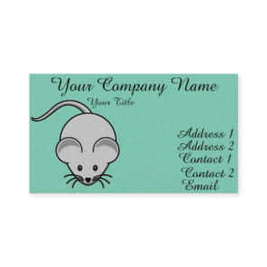 Adorable Mouse Business Card