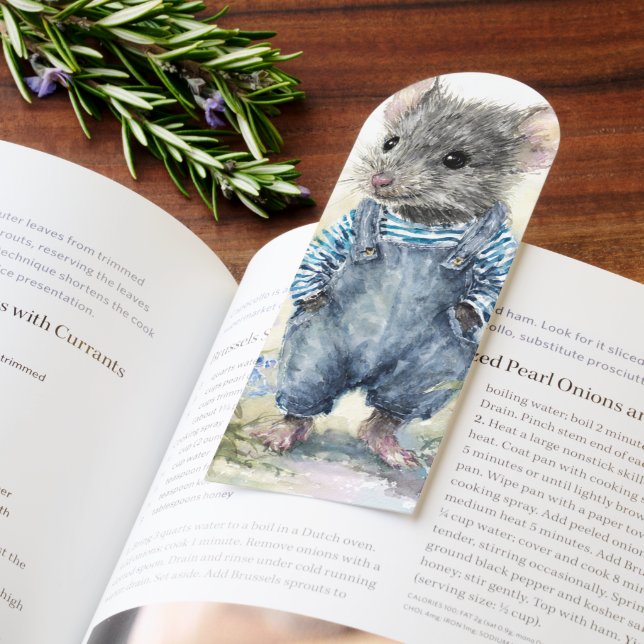 Adorable Mouse in Denim Bookmarks (Book)
