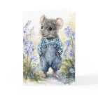 Adorable Mouse in Denim