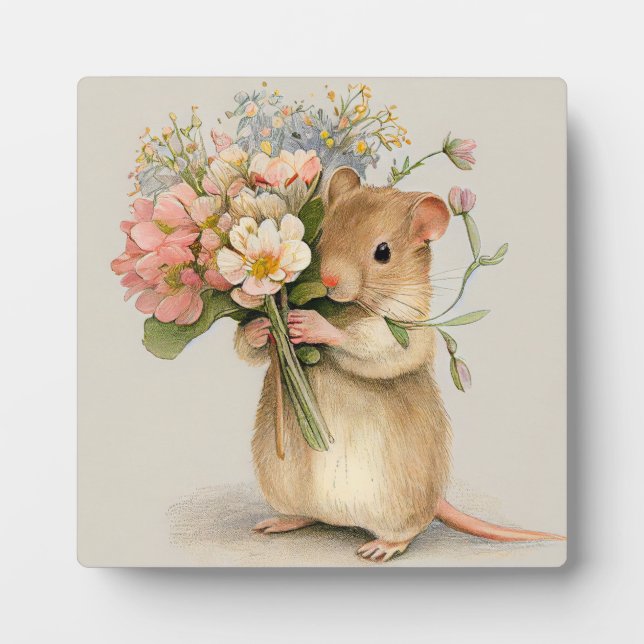 Adorable Mouse Plaque (Front)