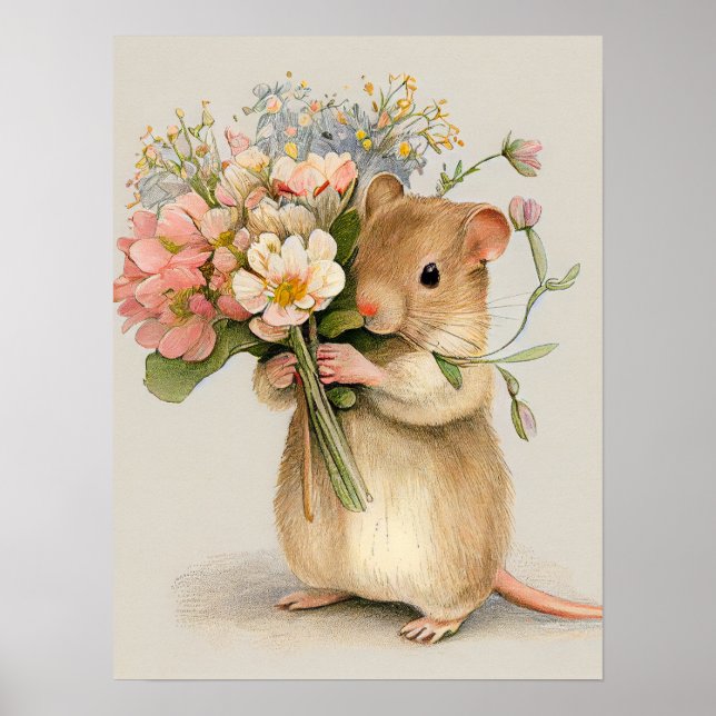 Adorable Mouse Poster (Front)