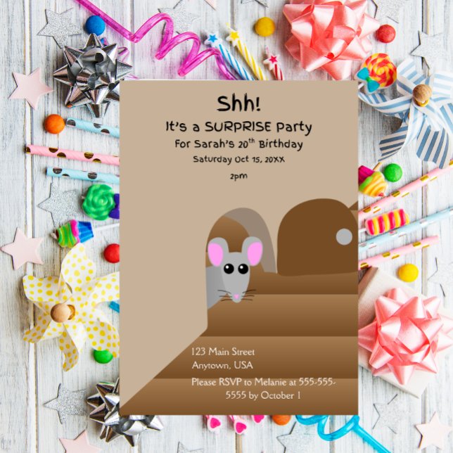 Adorable Mouse Theme Invitation (Creator Uploaded)