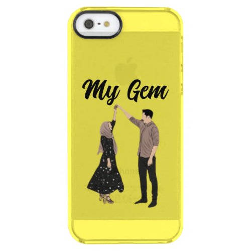 Adorable My Gem Yellow Case Couple Design 