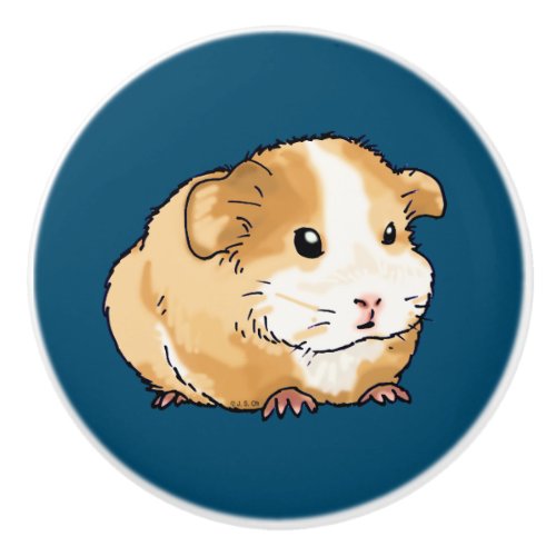 adorable new guinea pig ceramic knob