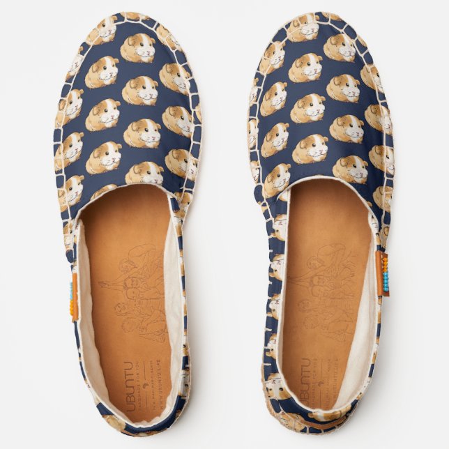 adorable new guinea pig pattern espadrilles (Front)