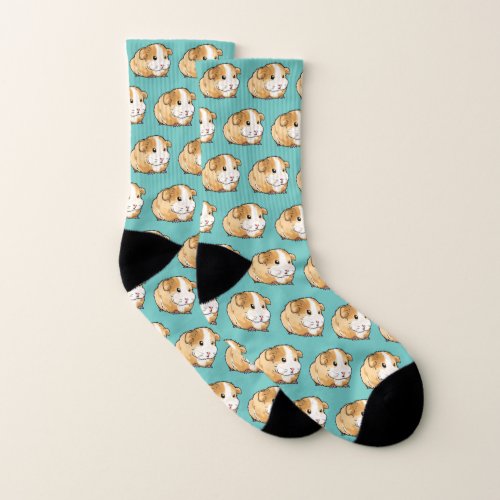 adorable new guinea pig pattern socks