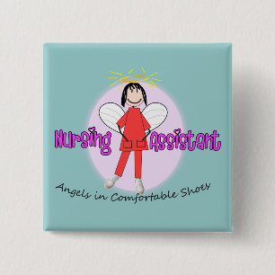 Adorable Nursing Assistant Gifts Pinback Button