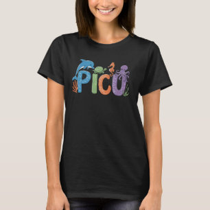 Adorable Ocean Friends PICU Nurse Pediatrician Gif T-Shirt