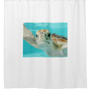 Adorable Ocean Sea Turtle Shower Curtain
