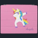 Adorable Ombre Rainbow Unicorn iPad Smart Cover<br><div class="desc">Adorable magical unicorn. An elegant and sophisticated design.</div>