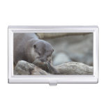 Adorable Otter Case For Business Cards