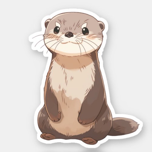 Adorable Otter Sticker