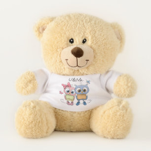 Adorable Owl Family Teddy Bear - Cuddly Plush Toy 