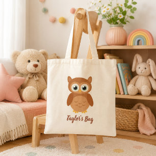 Adorable Owl Tote Bag