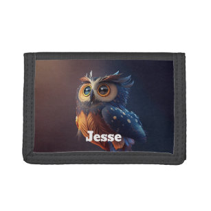 Adorable Owl Trifold Wallet