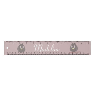 Adorable Owls Animal Bird Name Ruler