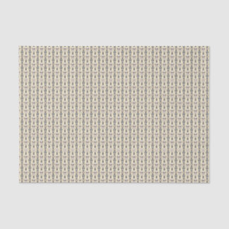 Adorable Owls Pattern on Light Yellow Background Tissue Paper