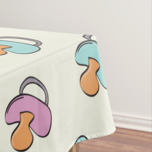 Adorable Pacifier Gender Reveal Baby Shower Tablecloth