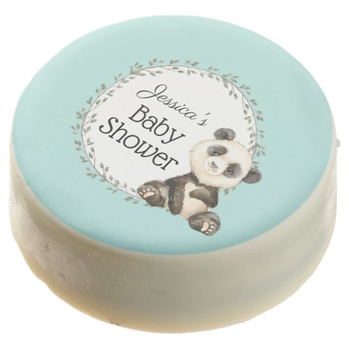 Adorable Panda Bear Baby Shower Chocolate Dipped Oreo