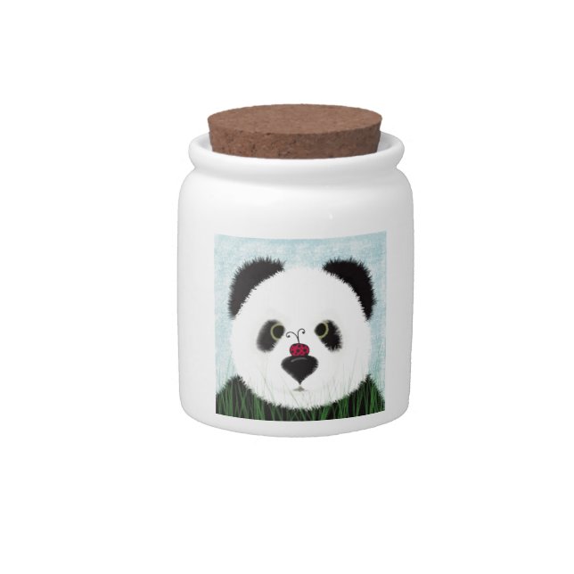 Adorable Panda Bear Candy Jar (Front)