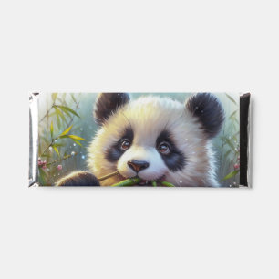 Adorable Panda Bear Eating Bamboo Hershey Bar Favors