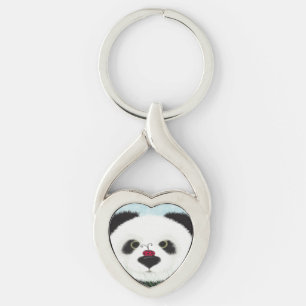 Adorable Panda Bear Keychain