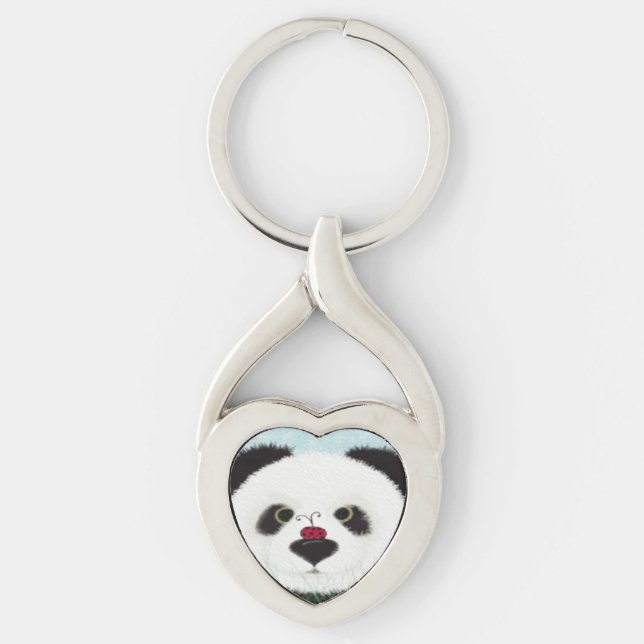 Adorable Panda Bear Keychain (Front)