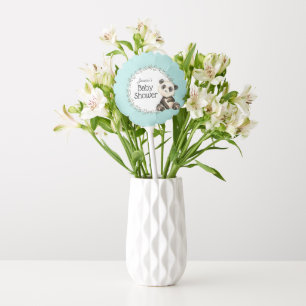 Adorable Panda Bear Personalized Baby Shower Balloon