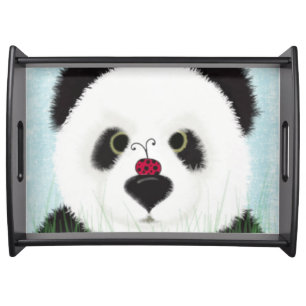 Adorable Panda Bear Serving Tray