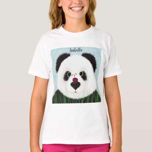 Adorable Panda Bear T_Shirt