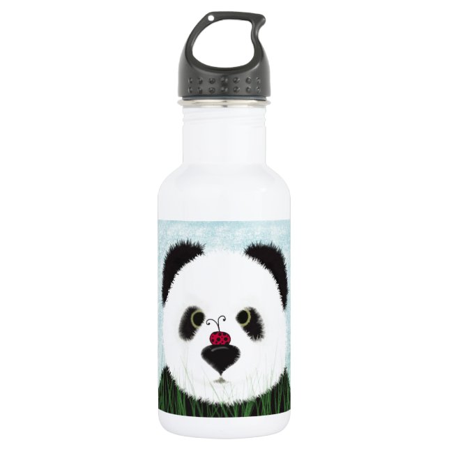 Adorable Panda Bear Water Bottle (Front)