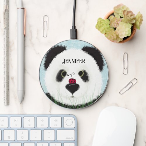 Adorable Panda Bear Wireless Charger