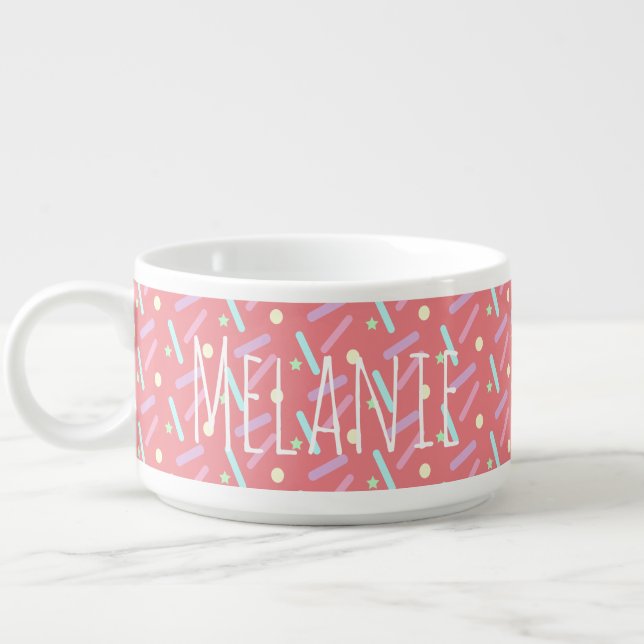 Adorable Pastel Sprinkle Mix Ice Cream Bowl (Right)