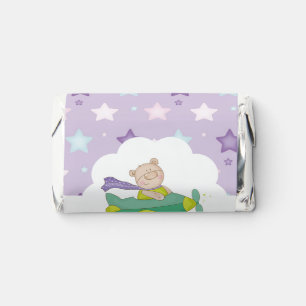 Adorable Pastel Teddy Bear    Hershey's Miniatures