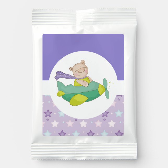 Adorable Pastel Teddy Bear   Lemonade Drink Mix (Front)