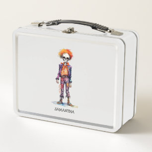 Adorable Pastel Zombie - Cute Halloween Metal Lunch Box