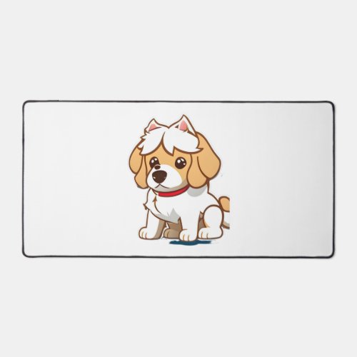 Adorable Paws Cute Puppy Desk Mat