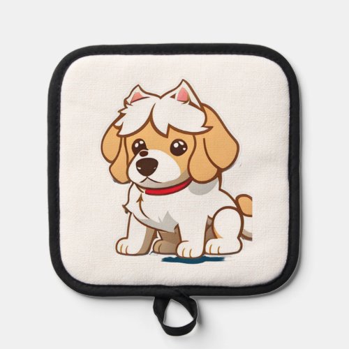 Adorable Paws Cute Puppy  Pot Holder