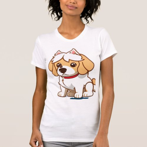 Adorable Paws Cute Puppy T_Shirt
