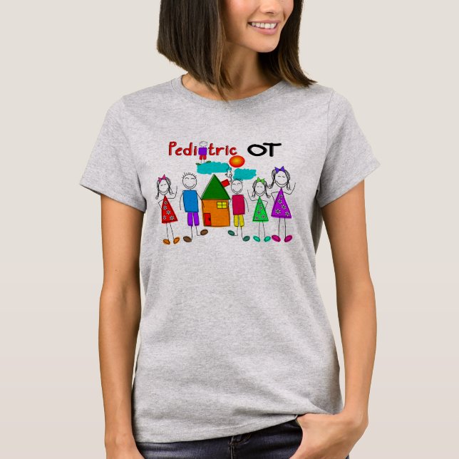 Adorable Pediatric Occupational Therapist II T-Shirt (Front)